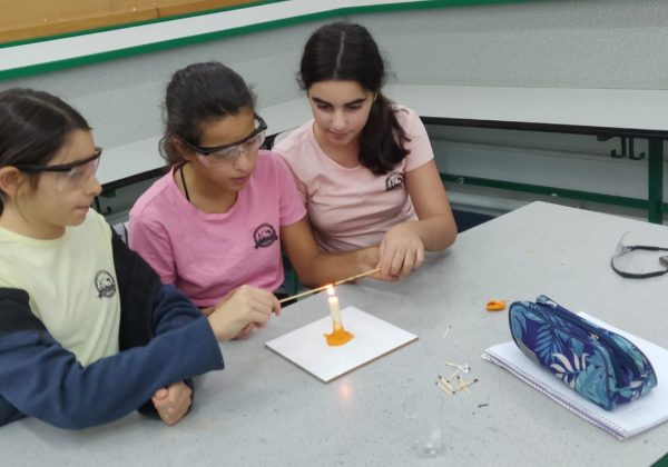 תלמידי המצוינות המדעית חקרו על הגורמים המשפיעים על תהליך הבעירה