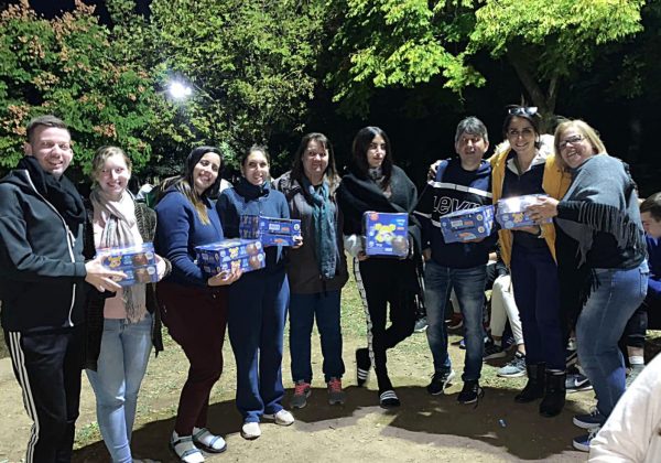כל הכבוד לנציגי “ועד ההורים” שהגיעו למסע …על מנת לפנק את התלמידים