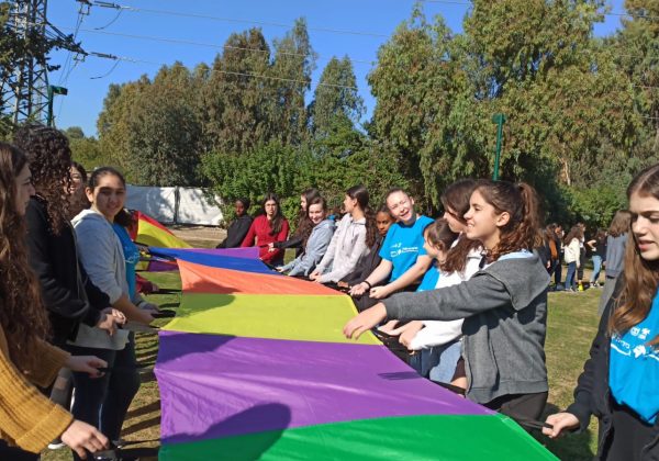 יום גיבוש חוויתי ומלמד לנבחרת מיקרוביט בנושא יוזמות עסקית בפארק הירקון בתל אביב
