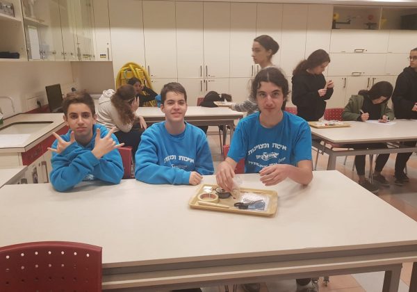 תלמידי אורטכניון ח’ במפגש בטכניון