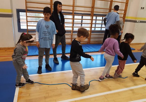 יום ספורט לגן נתניהו בהנהגת קבוצת מצויינות שכבה ז’