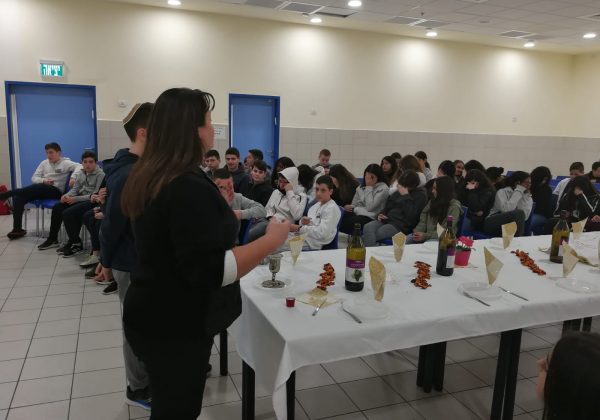 קבלת שבת יהודית ישראלית לתלמידי שכבה ז’ במסגרת שיעורי תרבות ישראל