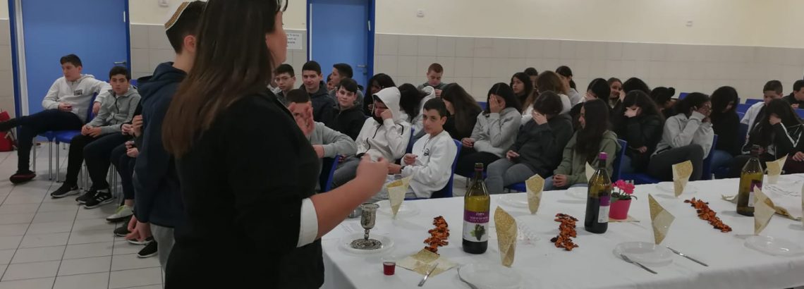 קבלת שבת יהודית ישראלית לתלמידי שכבה ז’ במסגרת שיעורי תרבות ישראל