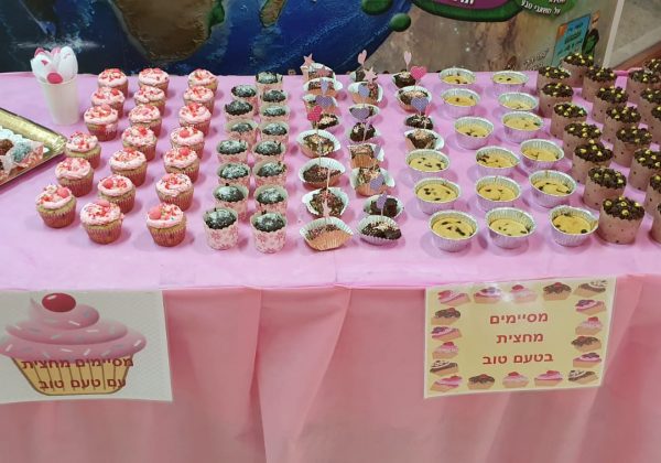 שכבת ז’ מפרגנת מסיימים מחצית עם טעם טוב🎈🍬🍩