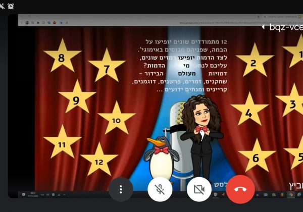 “הפסקה פעילה” – “הזמר במסכה” בהובלת מועצת התלמידים