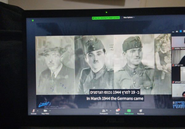 “נאמני שואה” תלמידי שכבה ט’ במיפגש בנושא חג החנוכה בשואה