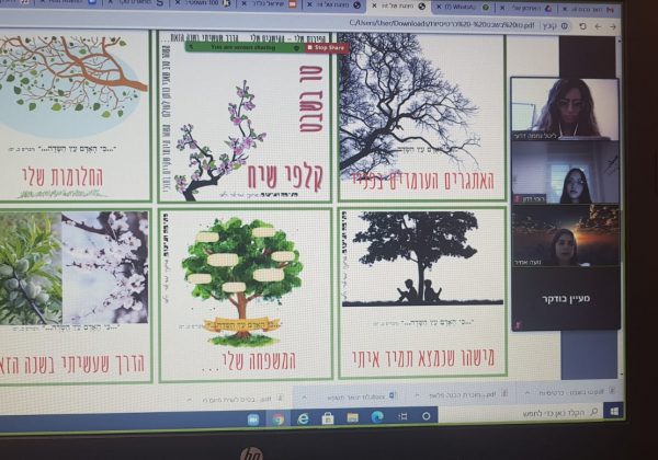 קבוצת “אכפת לי מכן” שכבה ח’ במפגש חוזקות וצמיחה בסימן ט”ו בשבט