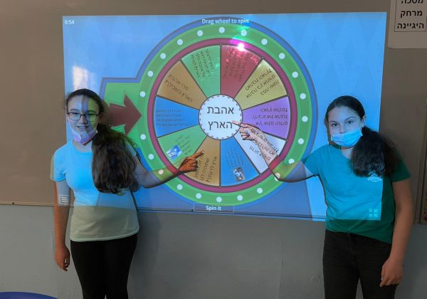 כיתה ז2- שיעור חינוך פעילות שהעבירו התלמידים בנושא ערך החודש ‘ אהבת הארץ’💜