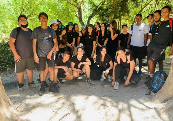 תלמידי ח’ בגיבוש כיתתתי בעין השופט