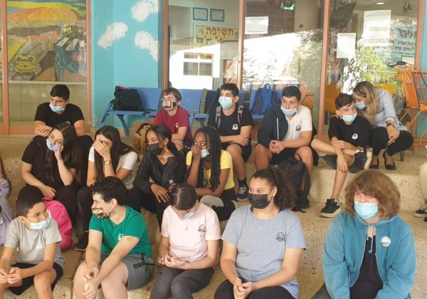 הצגה בנושא ‘מצבים’- גיל ההתבגרות- שכבת ח’