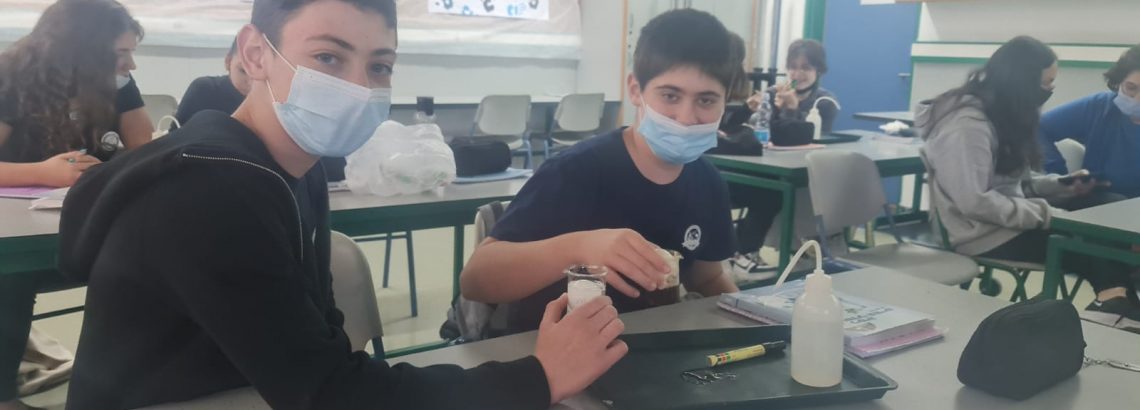 כיתות ט’ מדעית בחקר מדעי בנושא: “השפעת שתיית קולה על מבנה השיניים”