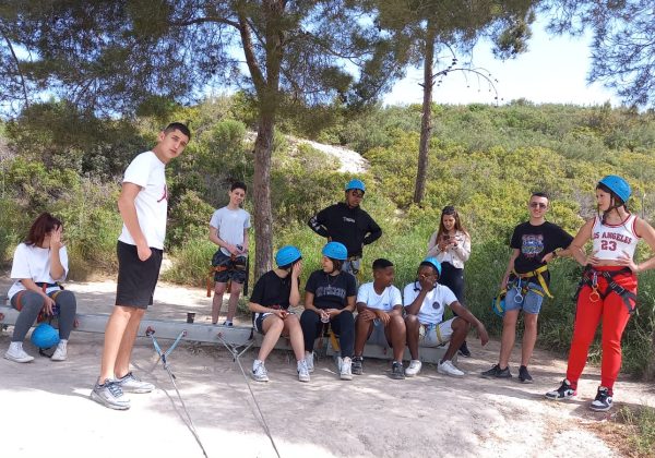 פעילות סנפלינג אל מול נוף הקדומים שבהרי הכרמל