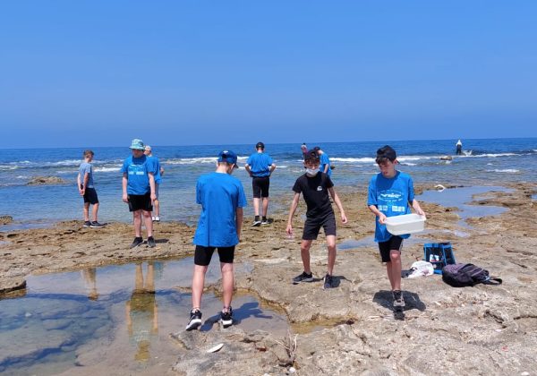 כיתת מצויינות מסיירת במכון לחקר הימים והאגמים