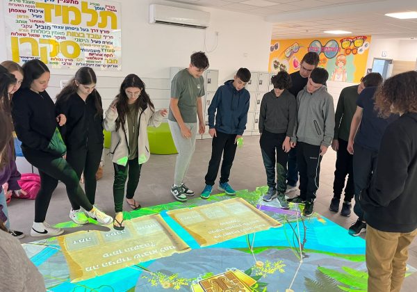 כיתה ט’1 בפעילות דינמיקלאס בערבית