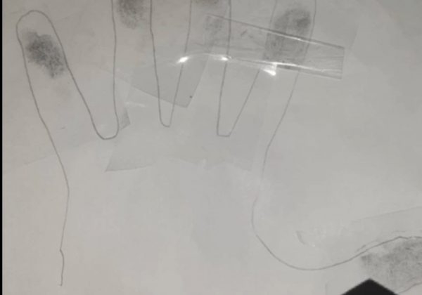 תלמידי מצוינות לומדים על סוגי טביעות אצבע