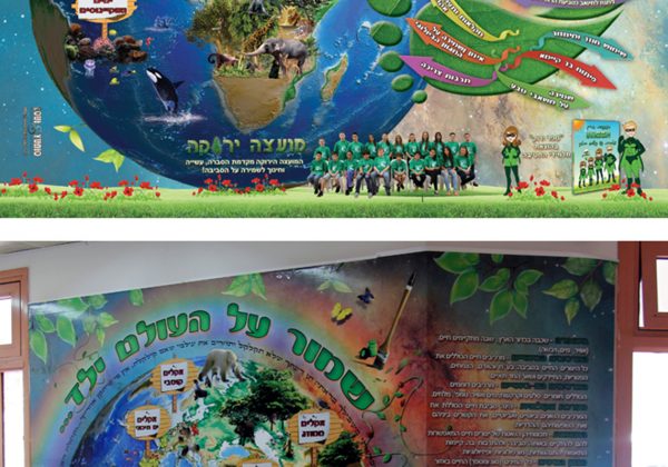 “שמור על העולם ילד”-קיר קיימות
